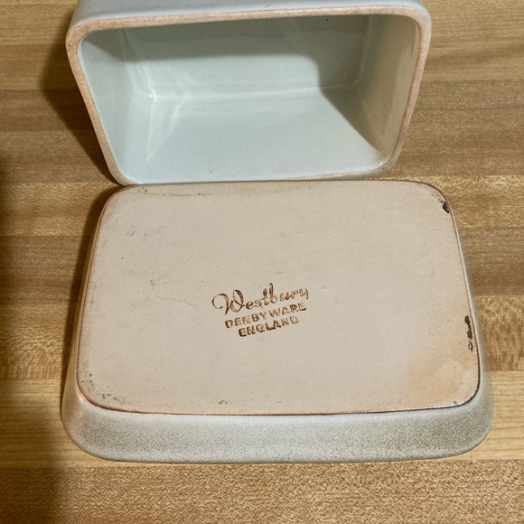 Denby Pottery, Stoneware Westbury covered rectangular Butter Dish - Picture 3 of 4